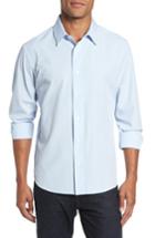 Men's Mizzen+main Blue Label Nelson Slim Fit Sport Shirt - Blue