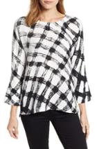 Women's Nic+zoe Checkered Top - White