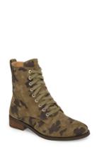 Women's Lucky Brand Hestawn Moto Bootie M - Green