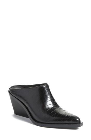 Women's Rag & Bone Santiago Wedge Mule Us / 35eu - Black