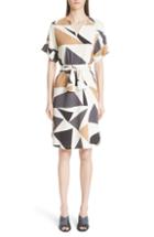 Women's Lafayette 148 New York Jubilee Geometric Print Dress - White