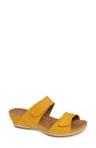 Women's Dansko Vienna Slide Sandal .5-6us / 36eu M - Yellow