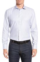 Men's Peter Millar Collection Garrick Regular Fit Stripe Sport Shirt, Size - Blue