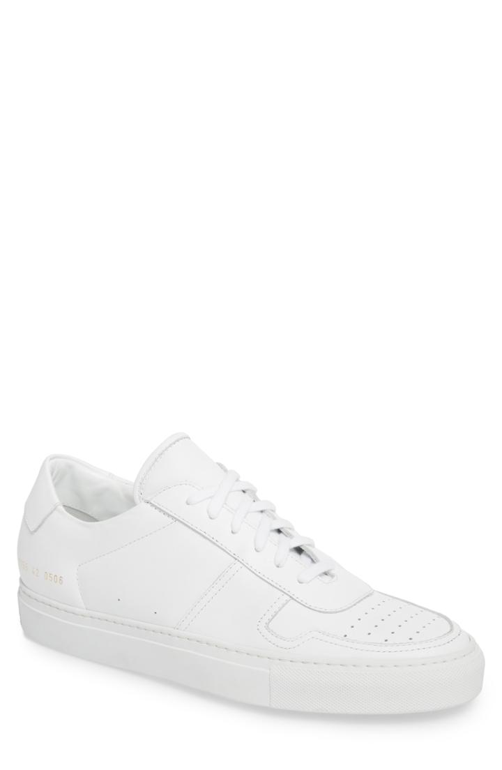 Men's Common Projects Bball Low Top Sneaker Us / 40eu - White