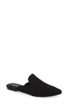 Women's Mia Tina Open Knit Mule M - Black