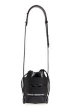 Paco Rabanne Small Mirror Cage Faux Leather Hobo Bag -