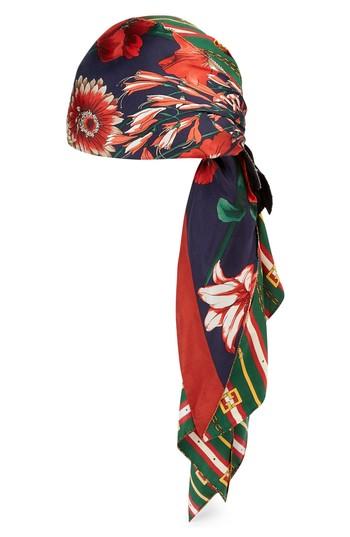 Gucci Bouchan Crystal Bow Head Scarf - Green