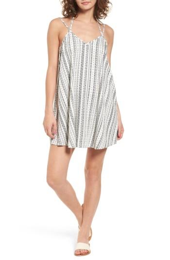 Women's Rvca Drop Stop Halter Slipdress - White