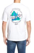 Men's Vineyard Vines Jockey Whale Graphic Pocket T-shirt - White