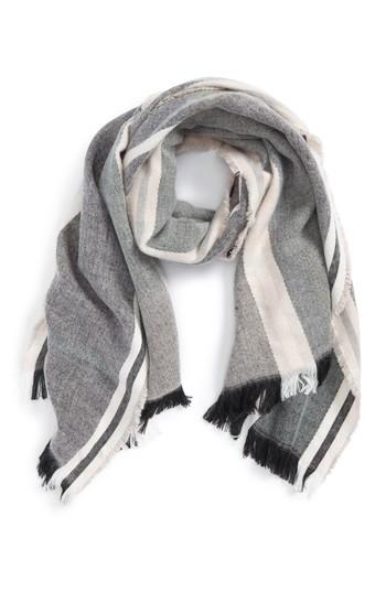 Women's Bp. Muted Stripe Oblong Scarf
