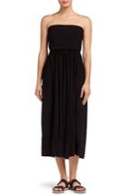 Women's James Perse Strapless Maxi Dress - Black