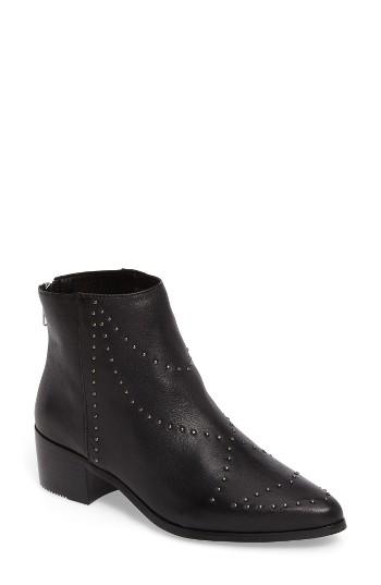 Women's Grey City Wendy Studded Bootie M - Black