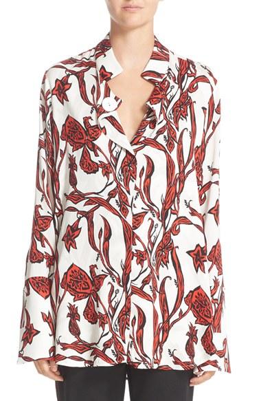 Women's Ellery Visual Wonder Stretch Silk Blouse