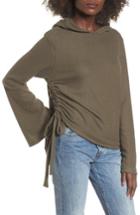 Women's Pst By Project Social T Side Cinch Hoodie - Green