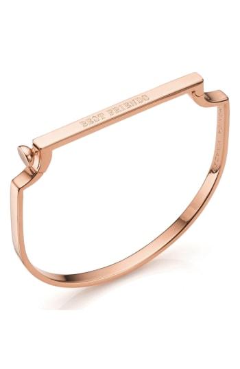 Women's Monica Vinader Engravable Signature Thin Bangle Bracelet