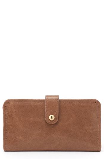 Women's Hobo Torch Leather Wallet - Brown