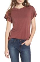 Women's Bp. Sparkle Tee, Size - Burgundy