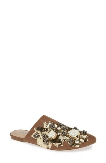 Women's Charles By Charles David Fickle Embellished Mule M - Beige