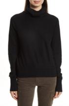 Women's Vince Cashmere Turtleneck Sweater - Black