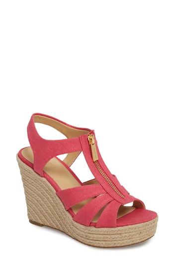 Women's Michael Michael Kors Berkley Platform Wedge M - Pink