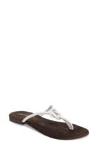 Women's Jeffrey Campbell Malia Flip Flop M - White