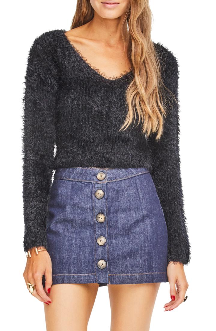 Women's Astr The Label Krista Sweater - Black