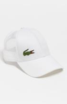 Men's Lacoste Trucker Hat - White