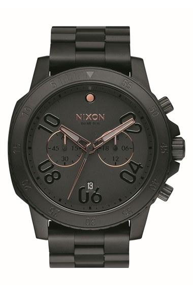 Men's Nixon 'ranger' Chronograph Bracelet Watch, 44mm