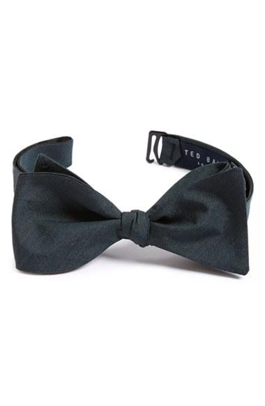 Men's Ted Baker London Solid Silk Bow Tie