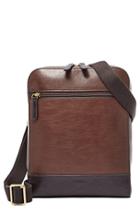 Men's Fossil 'rory' Leather Courier