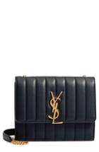 Saint Laurent Small Vicky Leather Wallet On A Chain -