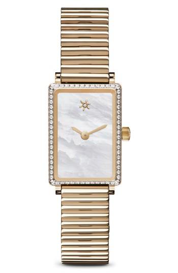 Women's Gomelsky The Shirley Fromer Mini Diamond Bracelet Watch, 18mm X 26mm