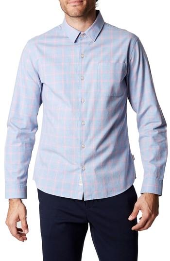 Men's 7 Diamonds All You Know Plaid Shirt - Blue
