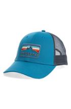 Men's Patagonia Logo Badge Trucker Hat - Blue
