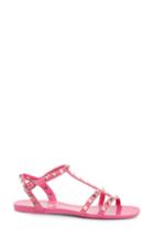 Women's Valentino Garavani Rockstud T-strap Sandal Us / 38eu - Pink