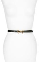 Women's Kate Spade New York Skinny Calfskin Leather Belt