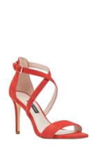 Women's Nine West My Debut Strappy Sandal M - Red