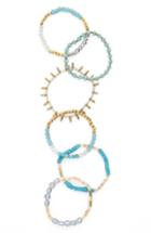 Women's Panacea Set Of 6 Assorted Stretch Bracelets
