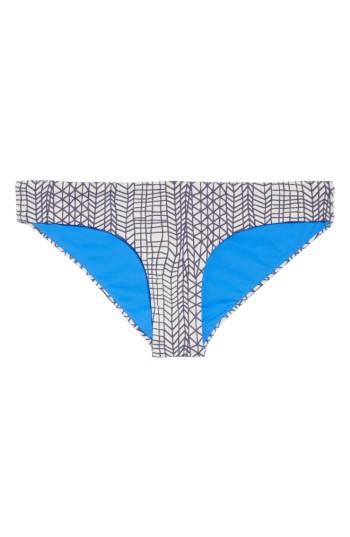 Women's Maaji New Spiritual Surfer Reversible Bikini Bottoms - Blue