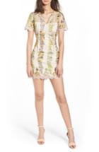 Women's Cupcakes And Cashmere Gram Embroidered Minidress - Beige