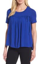 Women's Caslon Sweetheart Ruffle Tee - Blue