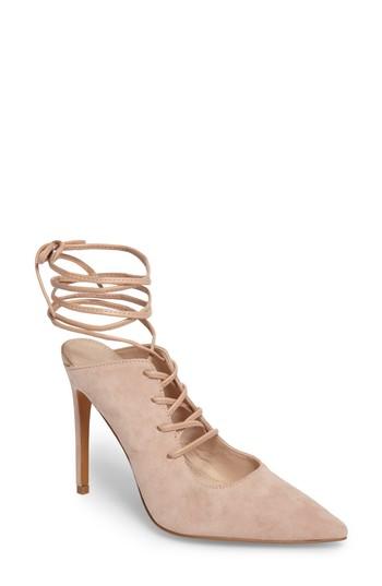 Women's Topshop Giggle Ghillie Pump .5us / 37eu - Beige