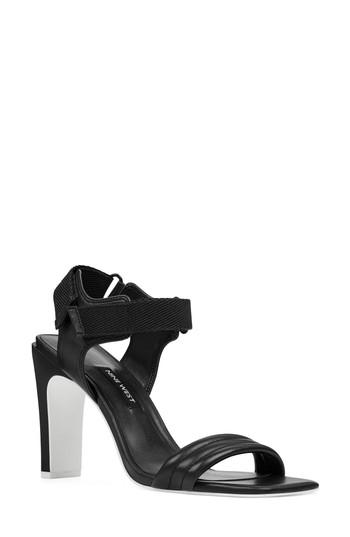 Women's Nine West Zebree Sandal M - Black