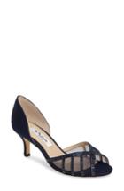 Women's Nina Corita Embellished Mesh Sandal .5 M - Blue