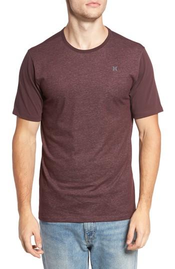 Men's Hurley Lagos Snapper Dri-fit T-shirt, Size - Burgundy