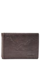 Men's Fossil Neel Leather Money Clip Wallet -