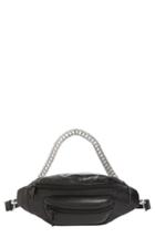 Alexander Wang Primary Box Chain Leather Fanny Pack - Black