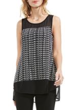 Women's Vince Camuto Sahara Tracks Tiered High/low Top - Black