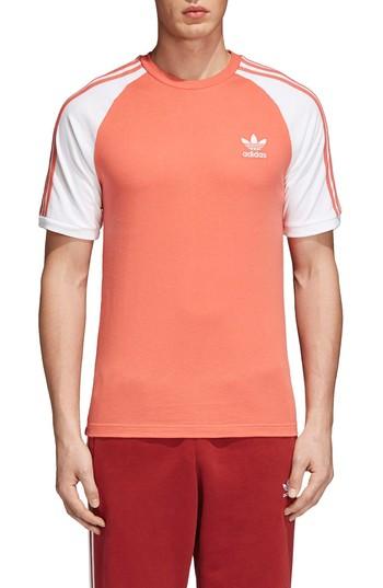 Men's Adidas Originals 3-stripes T-shirt - Red