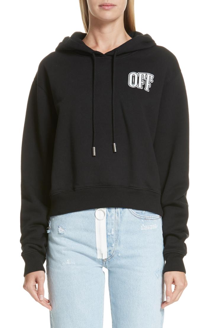 Women's Off-white Lips Hoodie